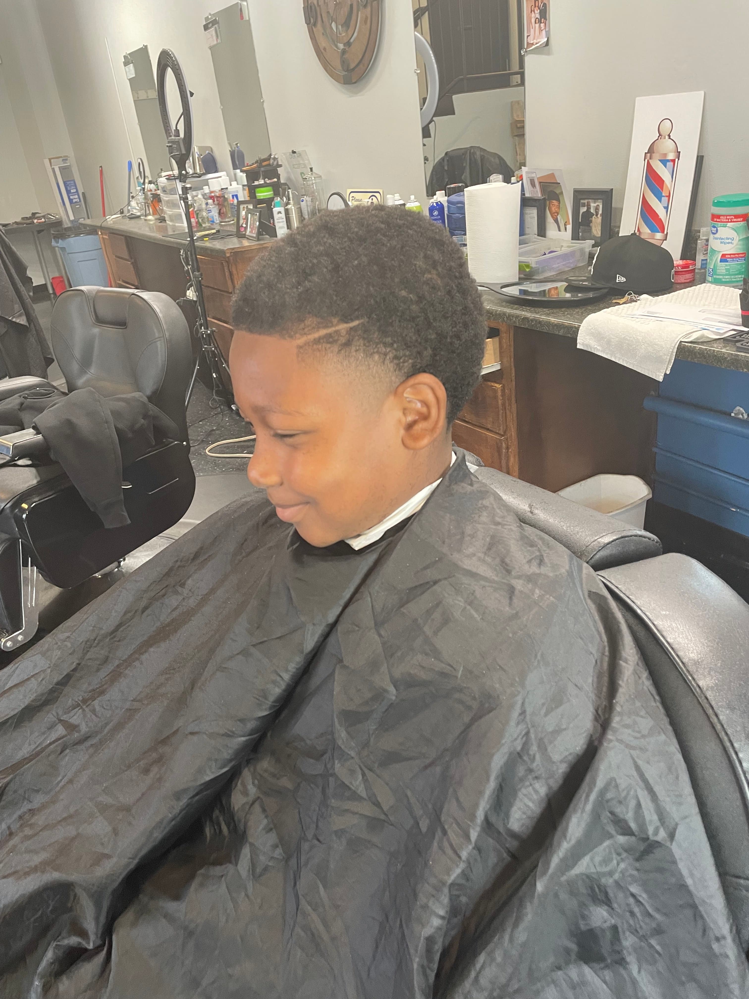 Line up at The Experience Barber & Beauty Shop